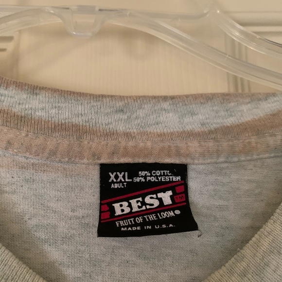 LMENS VINTAGE 90S GRAY FRUIT LOOM BEST SHIRT MAGNOLIA SPORTS BASEBALL SUMMER - Picture 8 of 8